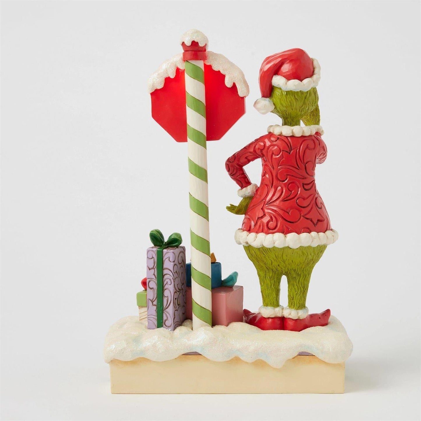 Grinch by Stop Sign LED Figurine - Country N More Gifts