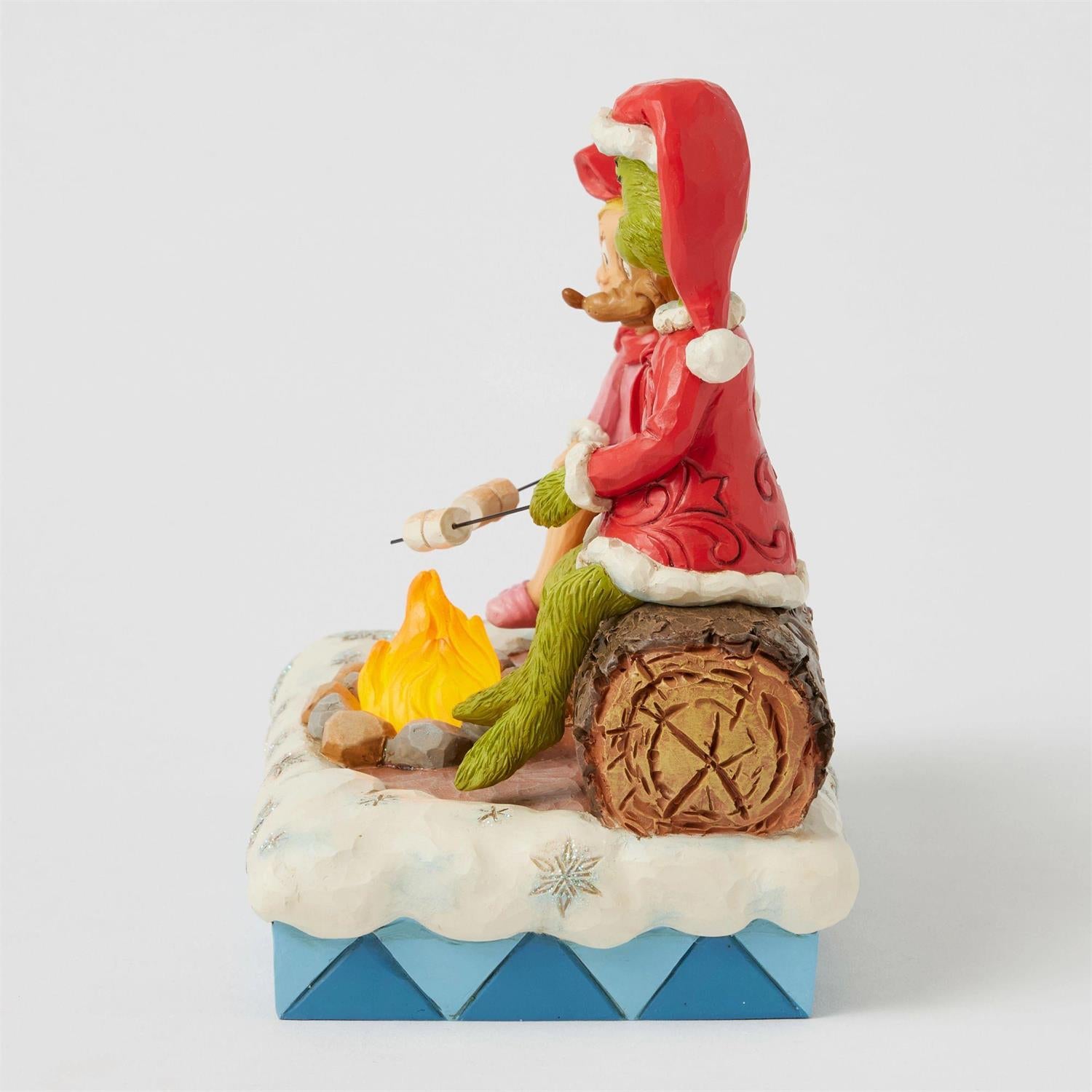 FBA - Grinch, Max, and Cindy Roasting Marshmallows - Country N More Gifts