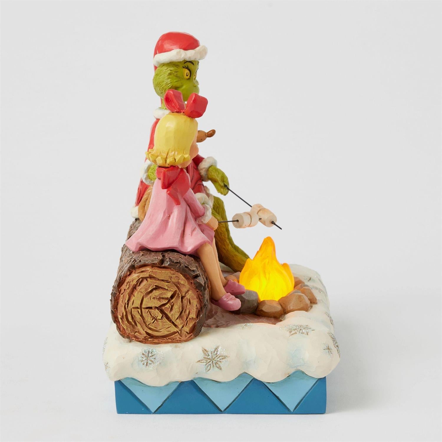FBA - Grinch, Max, and Cindy Roasting Marshmallows - Country N More Gifts