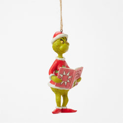 Grinch with Book Ornament - Country N More Gifts