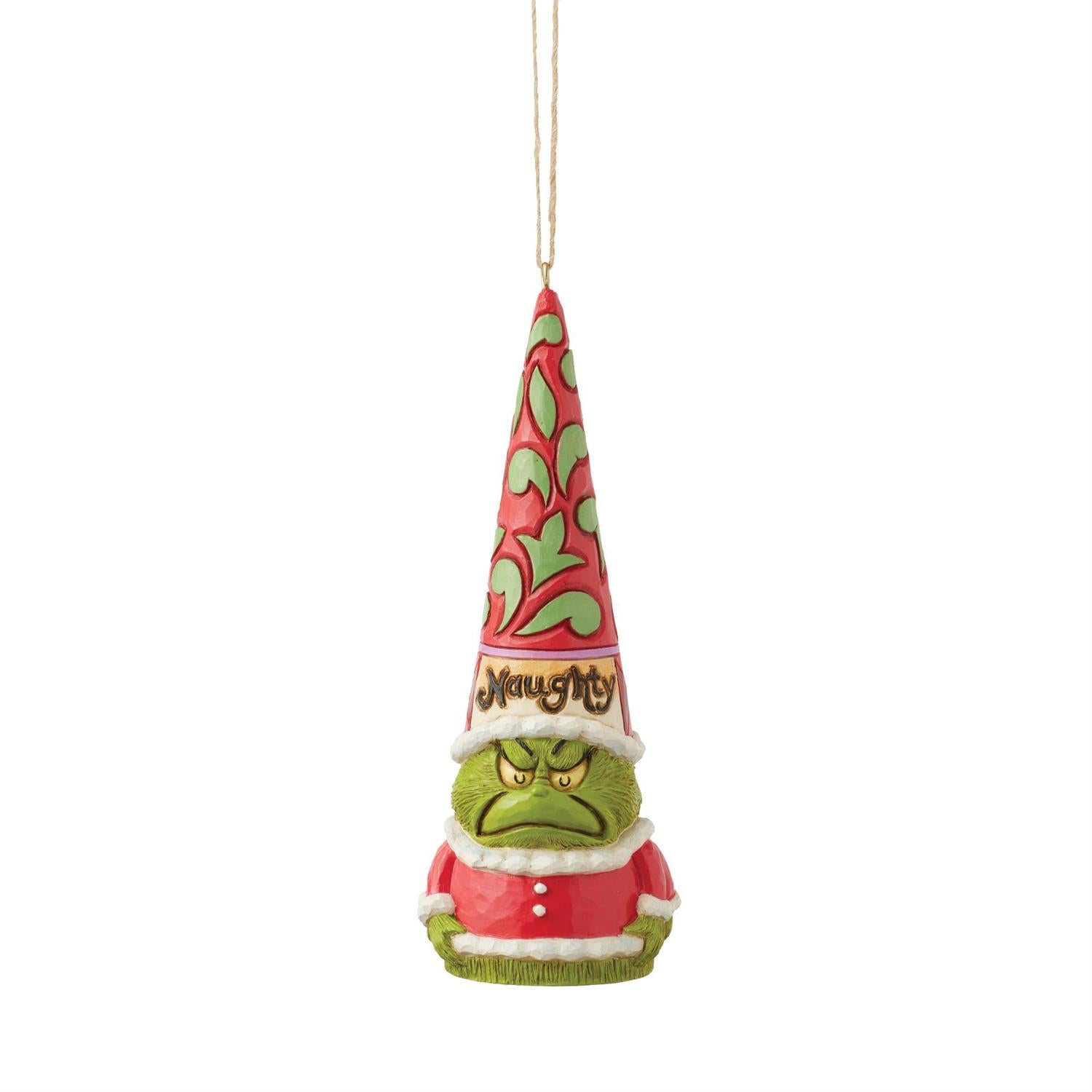 Grinch Naughty/Nice Gnome Ornament - Country N More Gifts