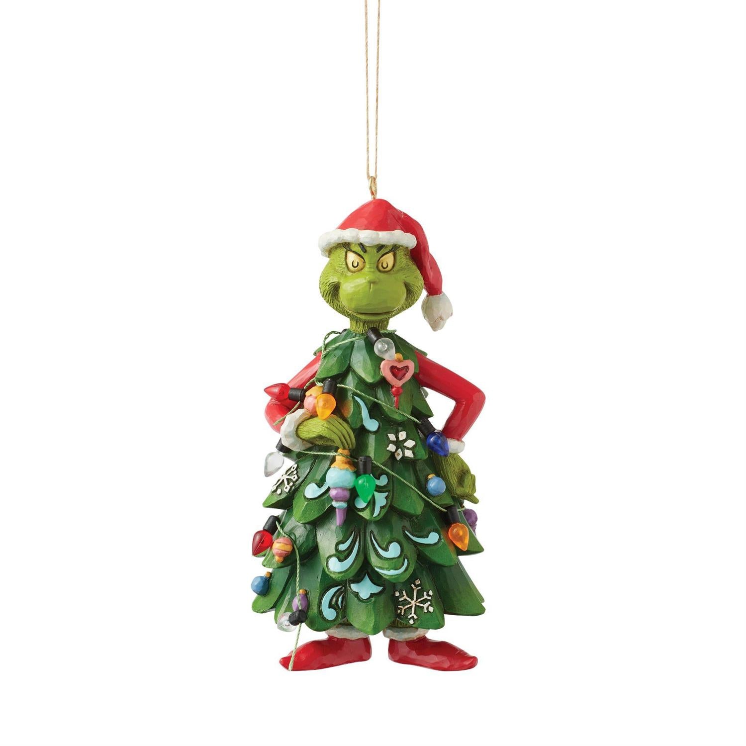 Grinch Dressed as Tree Ornament - Country N More Gifts