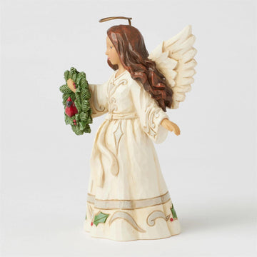 BOX DAMAGE - Winters Song - Woodland Angel with Cardinal Figurine - Country N More Gifts