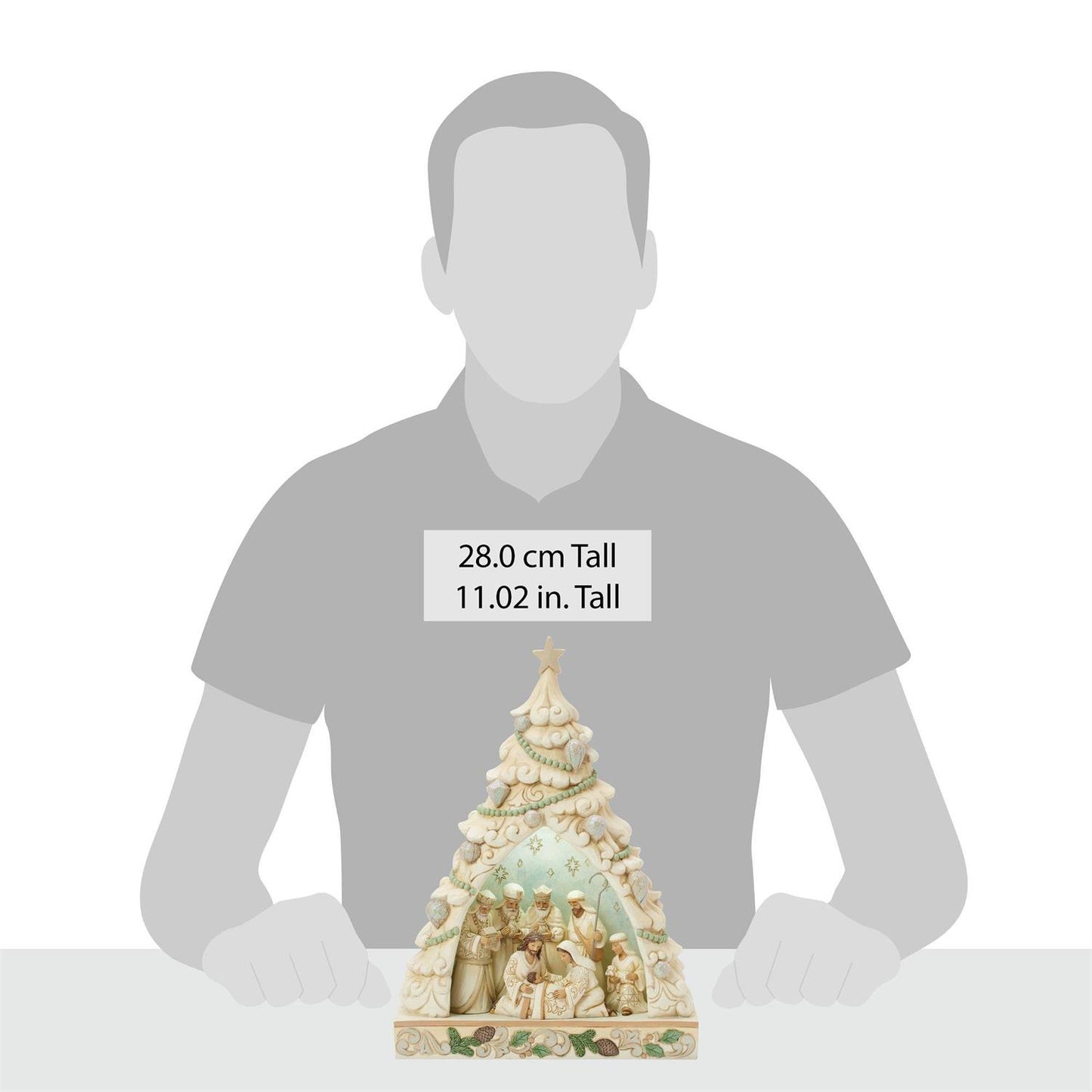 Tree of Holy Light - Woodland Tree Nativity Diorama - Country N More Gifts