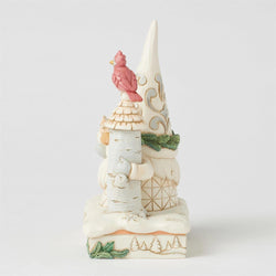 Holiday Guests - Woodland Gnome with Birdhouse Figurine - Country N More Gifts