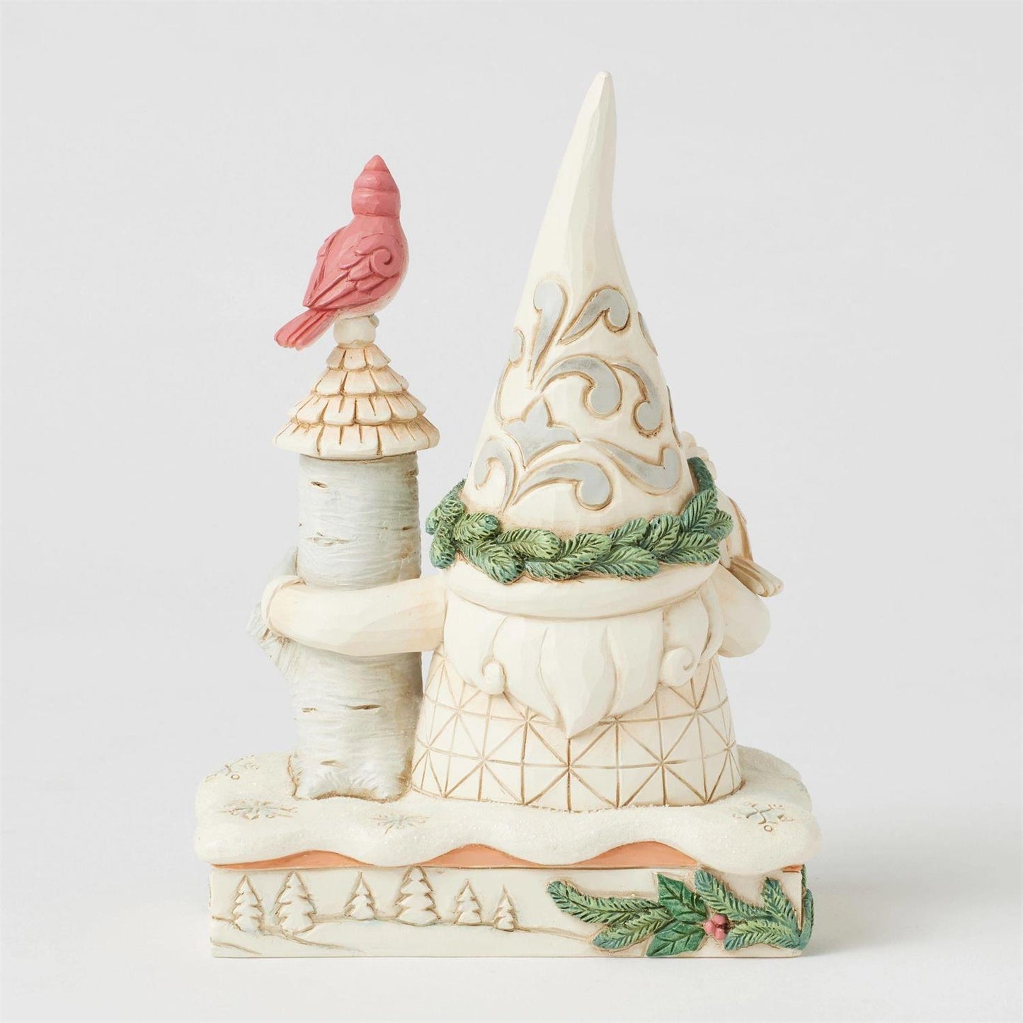 Holiday Guests - Woodland Gnome with Birdhouse Figurine - Country N More Gifts