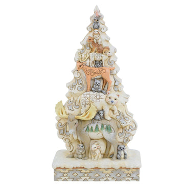 Tis the Season For Friends - Woodland Stacked Animals Figurine - Country N More Gifts