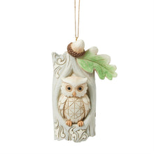 BOX DAMAGE - Woodland Owl in Tree Ornament