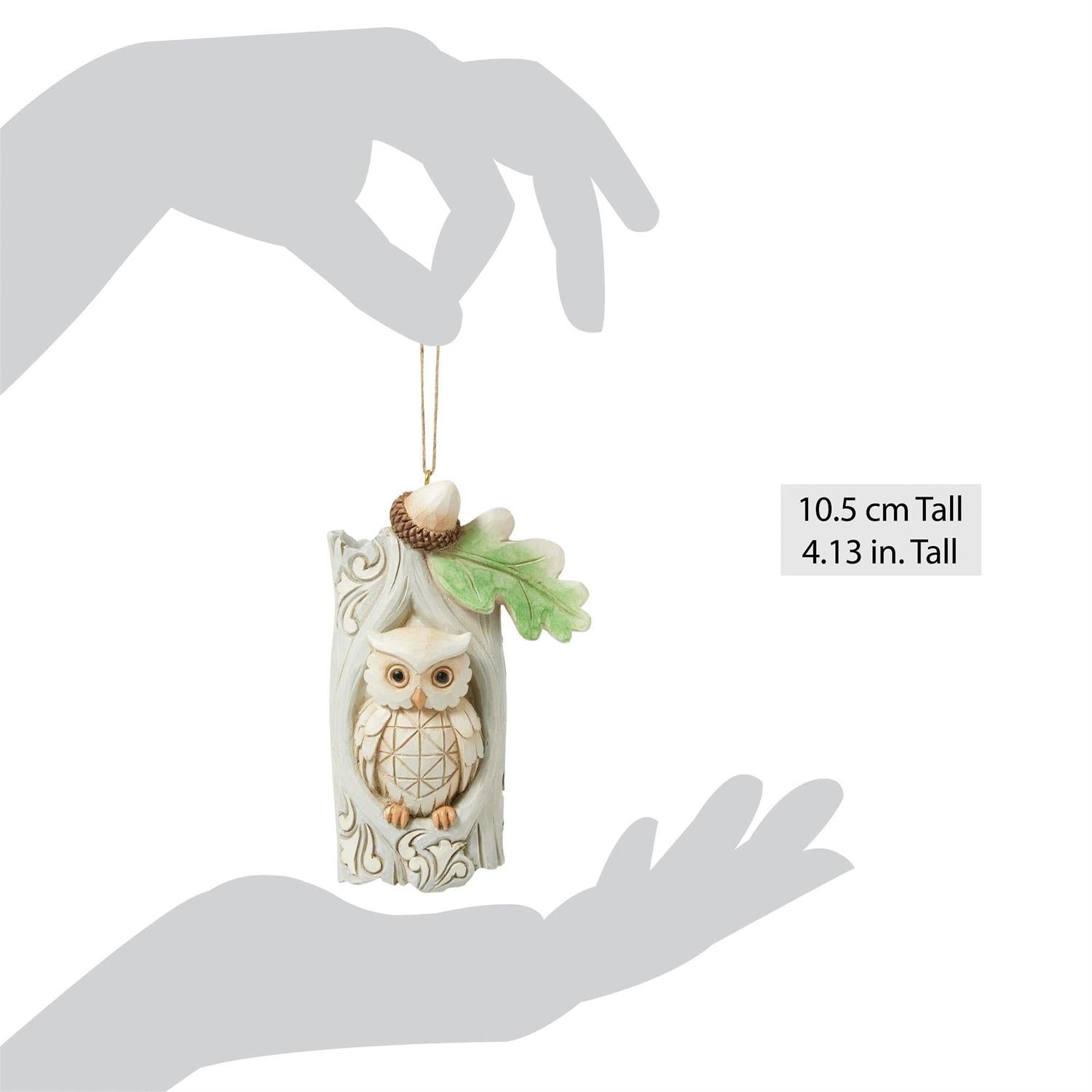 BOX DAMAGE - Woodland Owl in Tree Ornament - Country N More Gifts