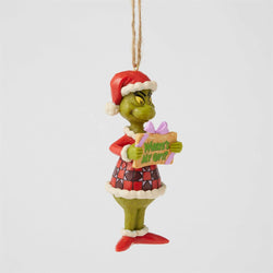 Grinch Message Ornament - Country N More Gifts