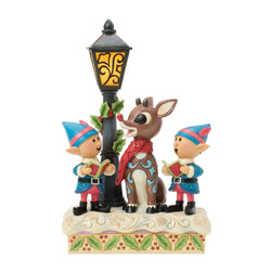 Rudolph and Elves Caroling - Country N More Gifts