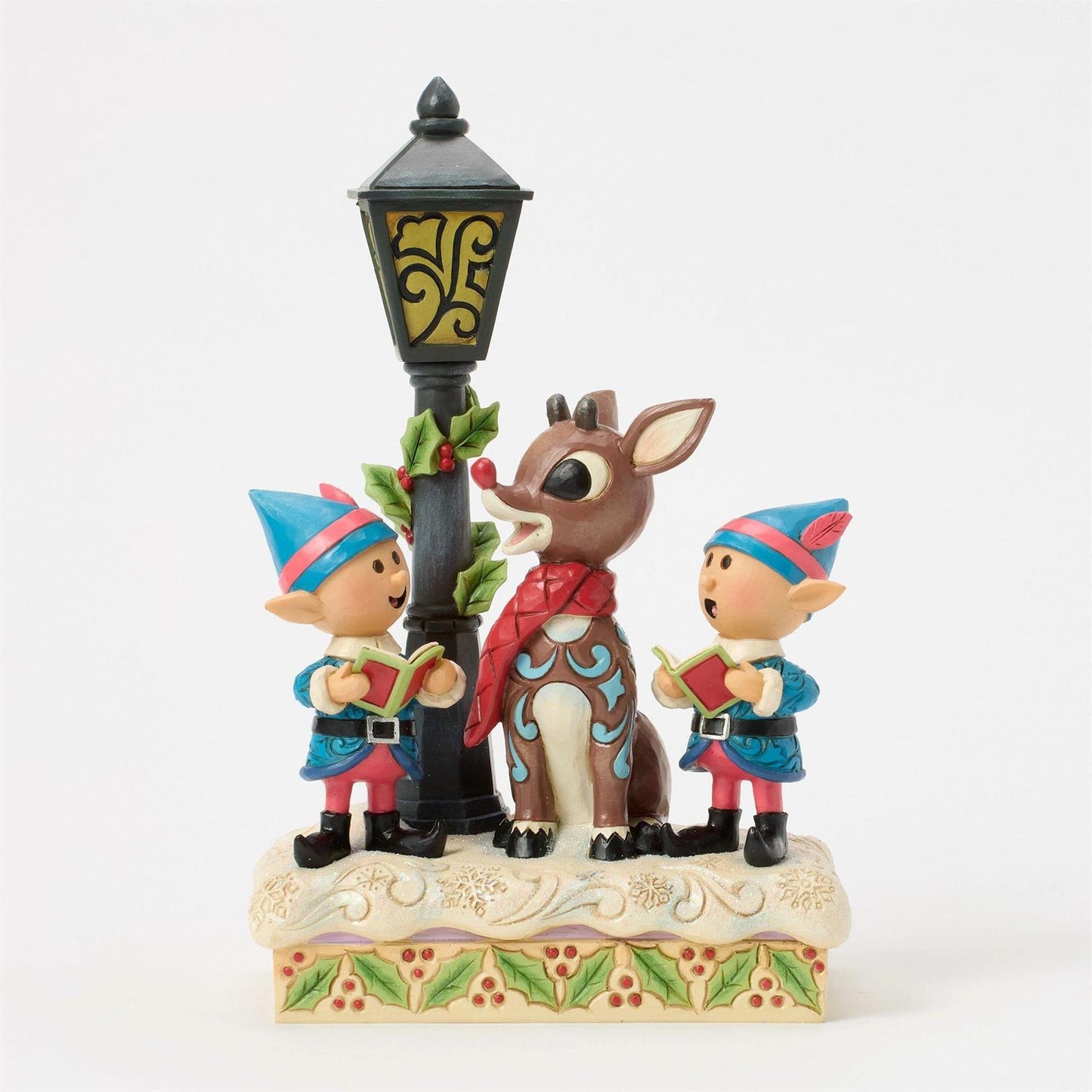 Rudolph and Elves Caroling - Country N More Gifts