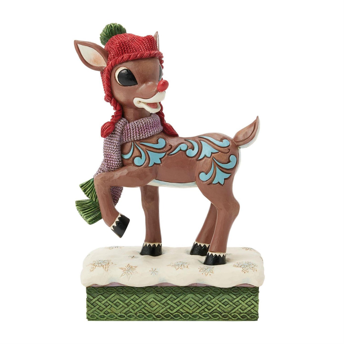 Rudolph with Knit Hat - Country N More Gifts