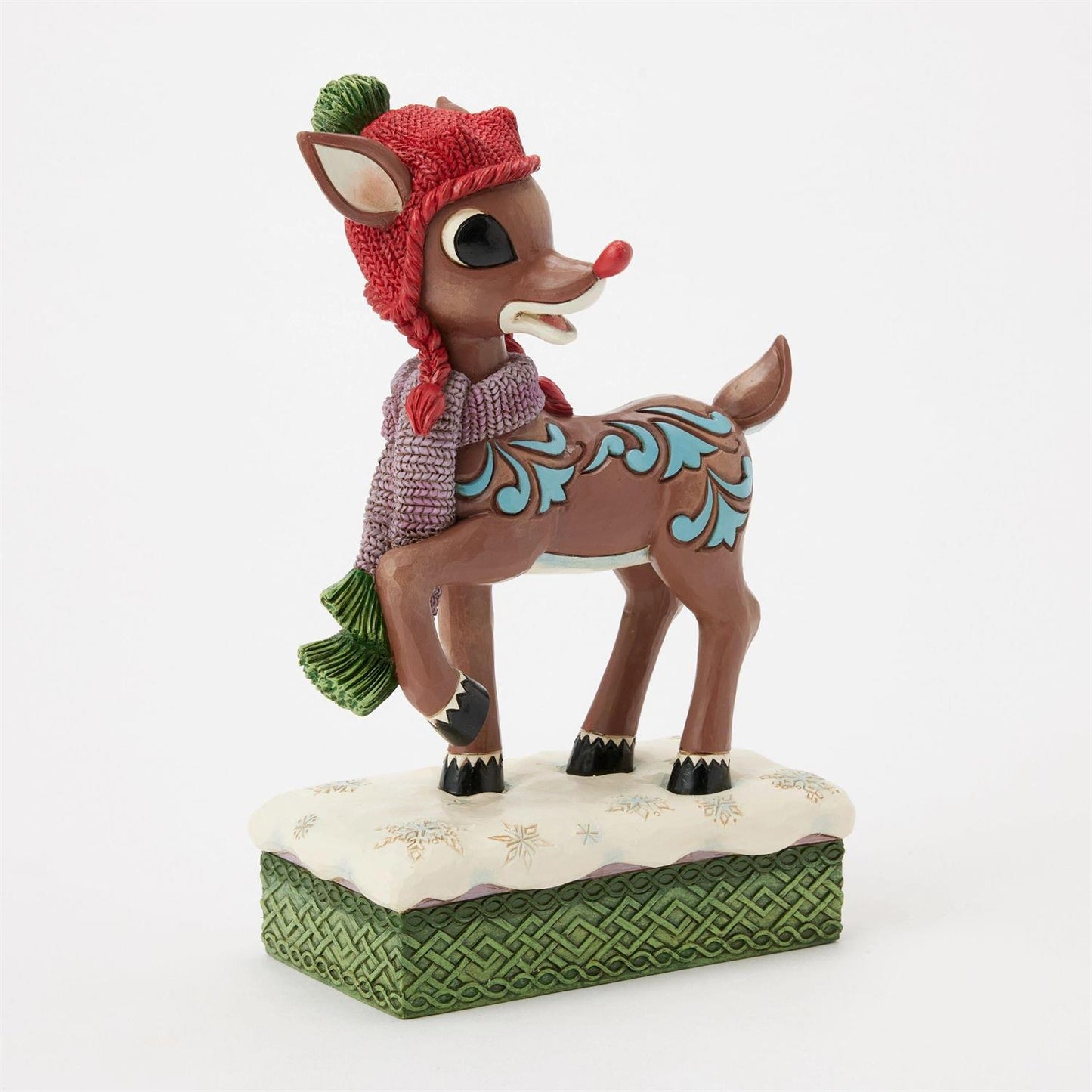 Rudolph with Knit Hat - Country N More Gifts