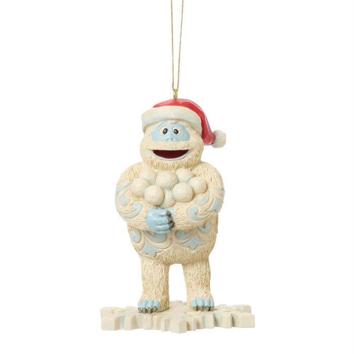Bumble on Snowflake Hanging Ornament