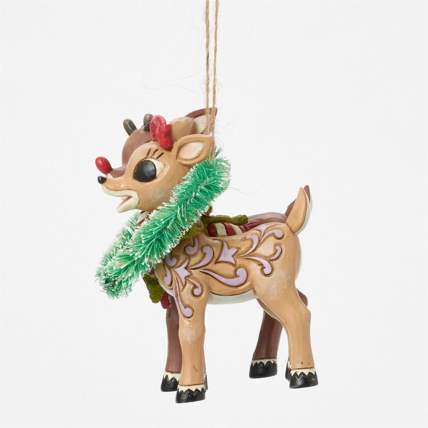Rudolph & Clarice Heart Hanging Ornament - Country N More Gifts