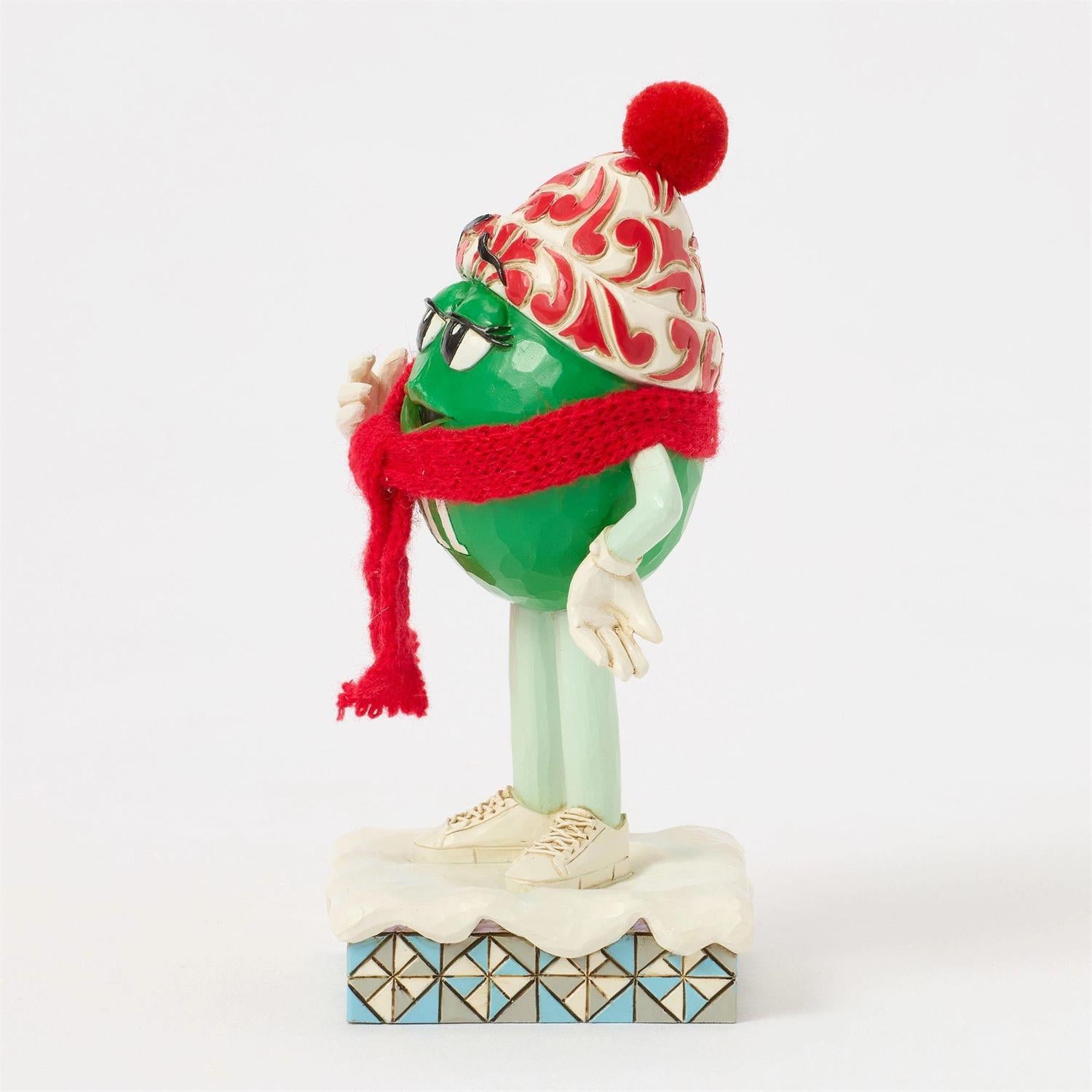 Knitted with Warmth - M&M'S Green Character with Scarf - Country N More Gifts