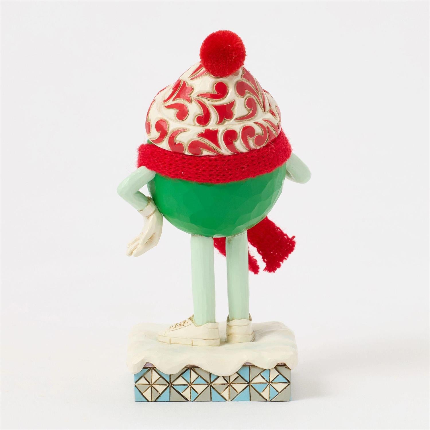 Knitted with Warmth - M&M'S Green Character with Scarf - Country N More Gifts