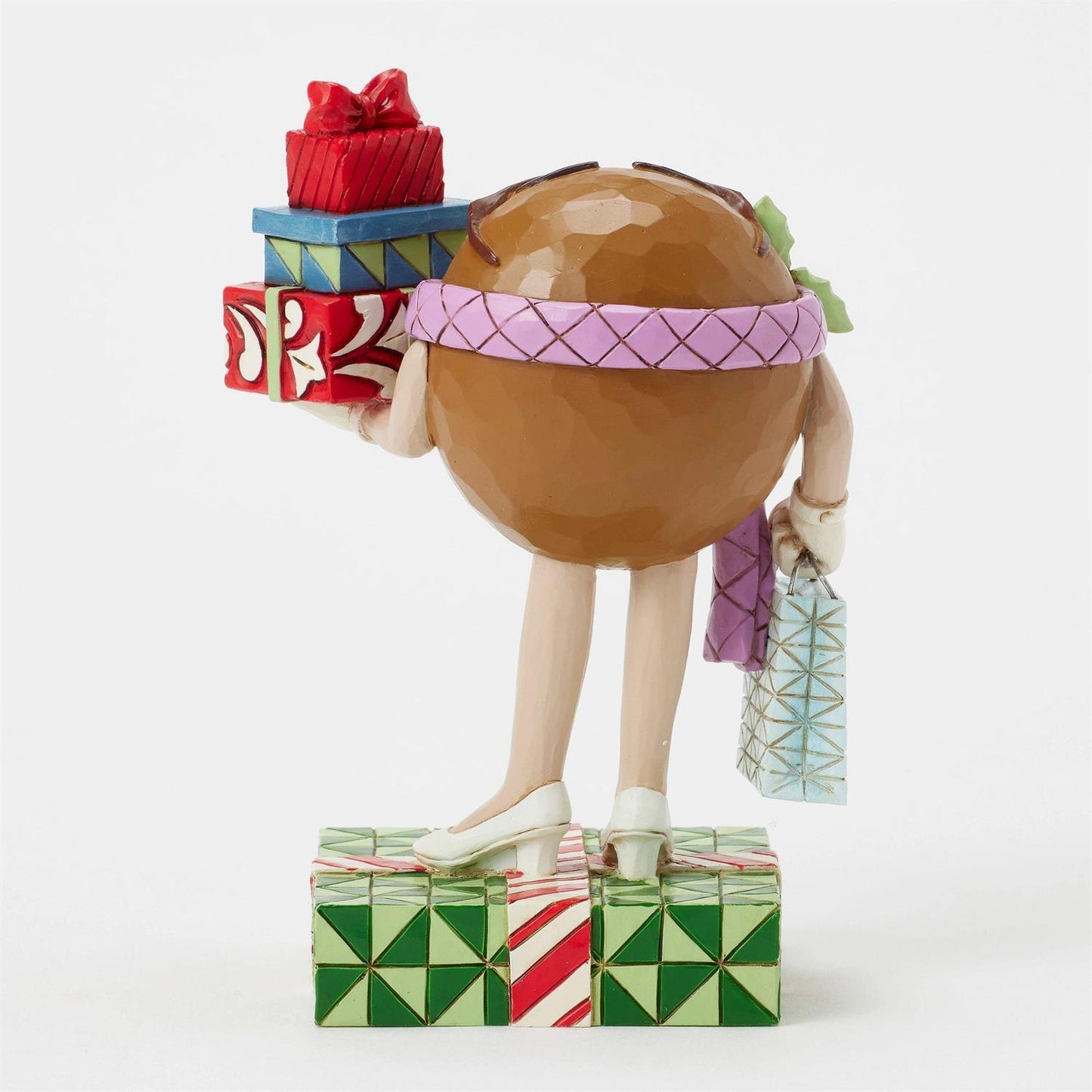Festive Favorites - M&M'S Brown Character with Presents - Country N More Gifts