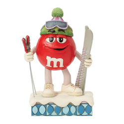Skiing into the Holidays - M&M'S Red Character with Skis - Country N More Gifts
