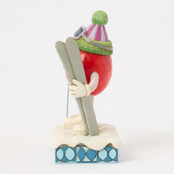 Skiing into the Holidays - M&M'S Red Character with Skis - Country N More Gifts