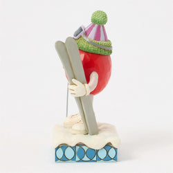 Skiing into the Holidays - M&M'S Red Character with Skis - Country N More Gifts