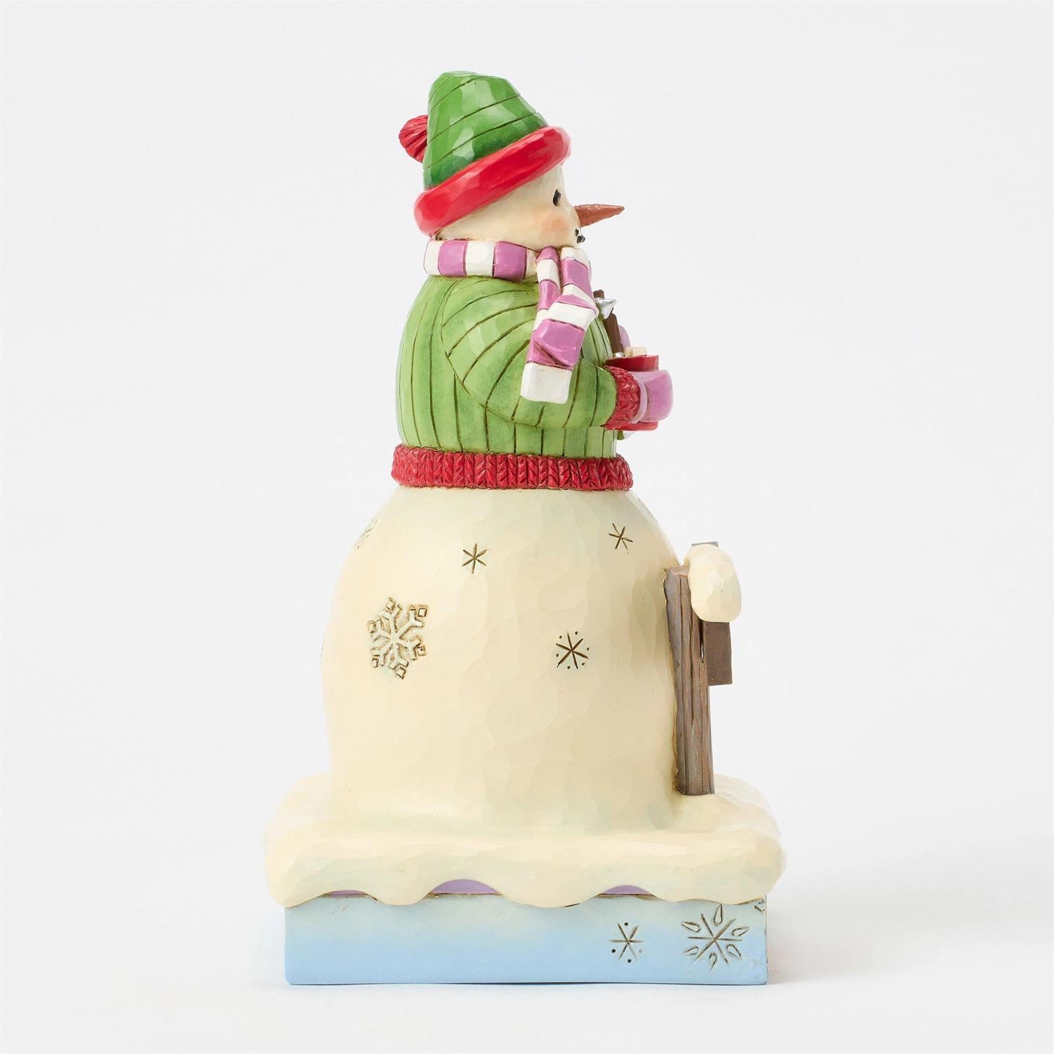 Chocolaty Cheer - Snowman with Hershey Sign - Country N More Gifts