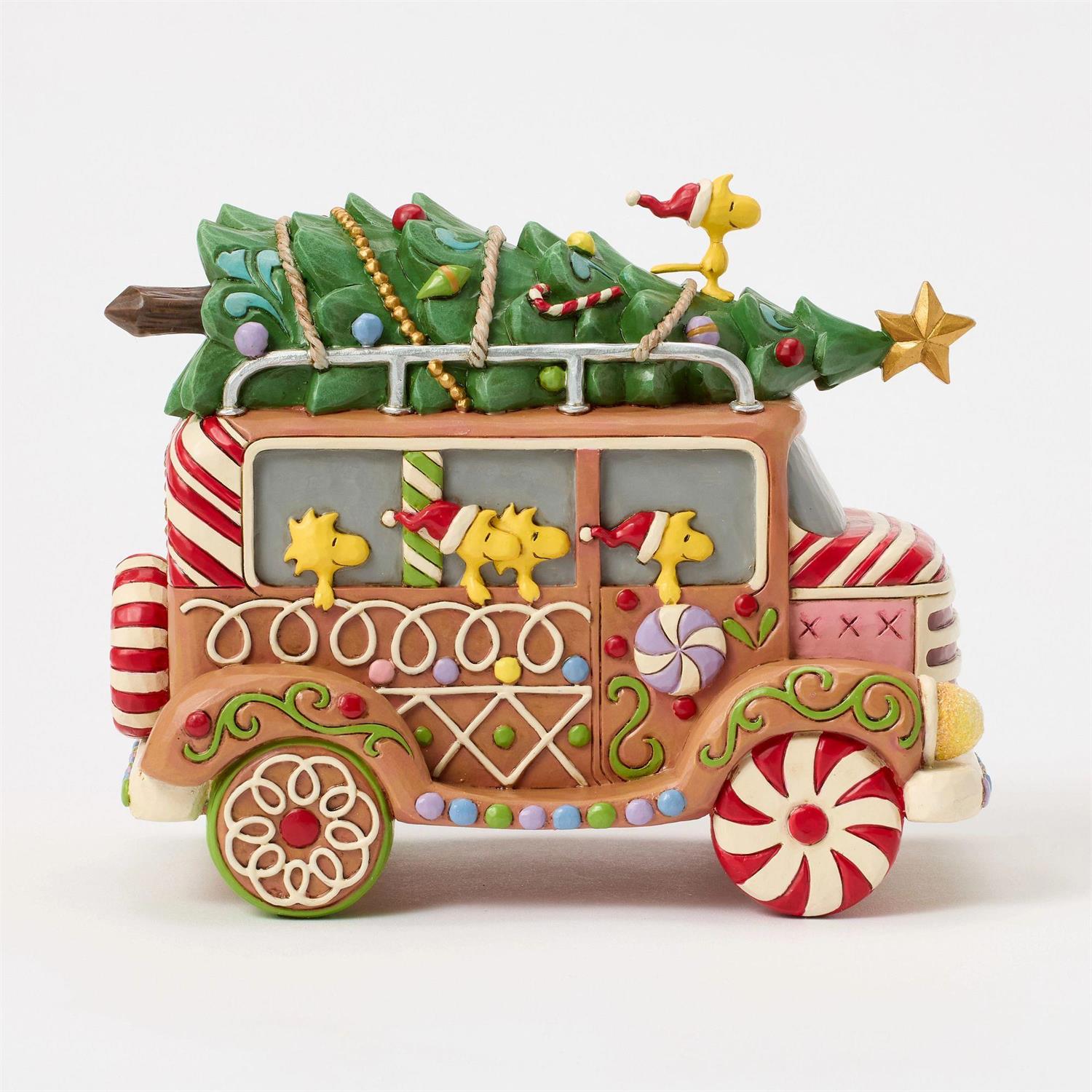 Gingerbread Joyride - Peanuts Gingerbread Van - Country N More Gifts
