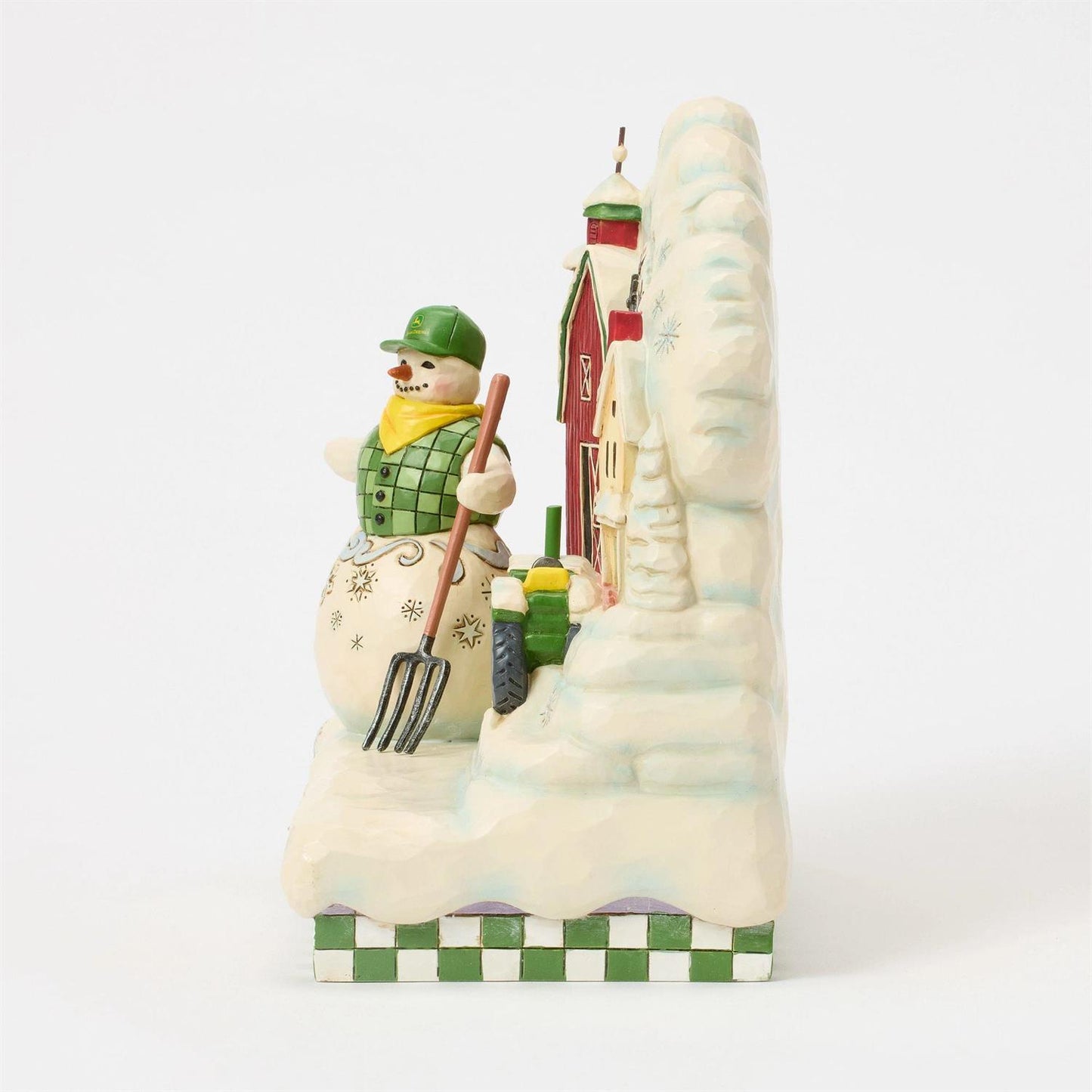 A Deere Scene - Snowman Layered Scene - Country N More Gifts