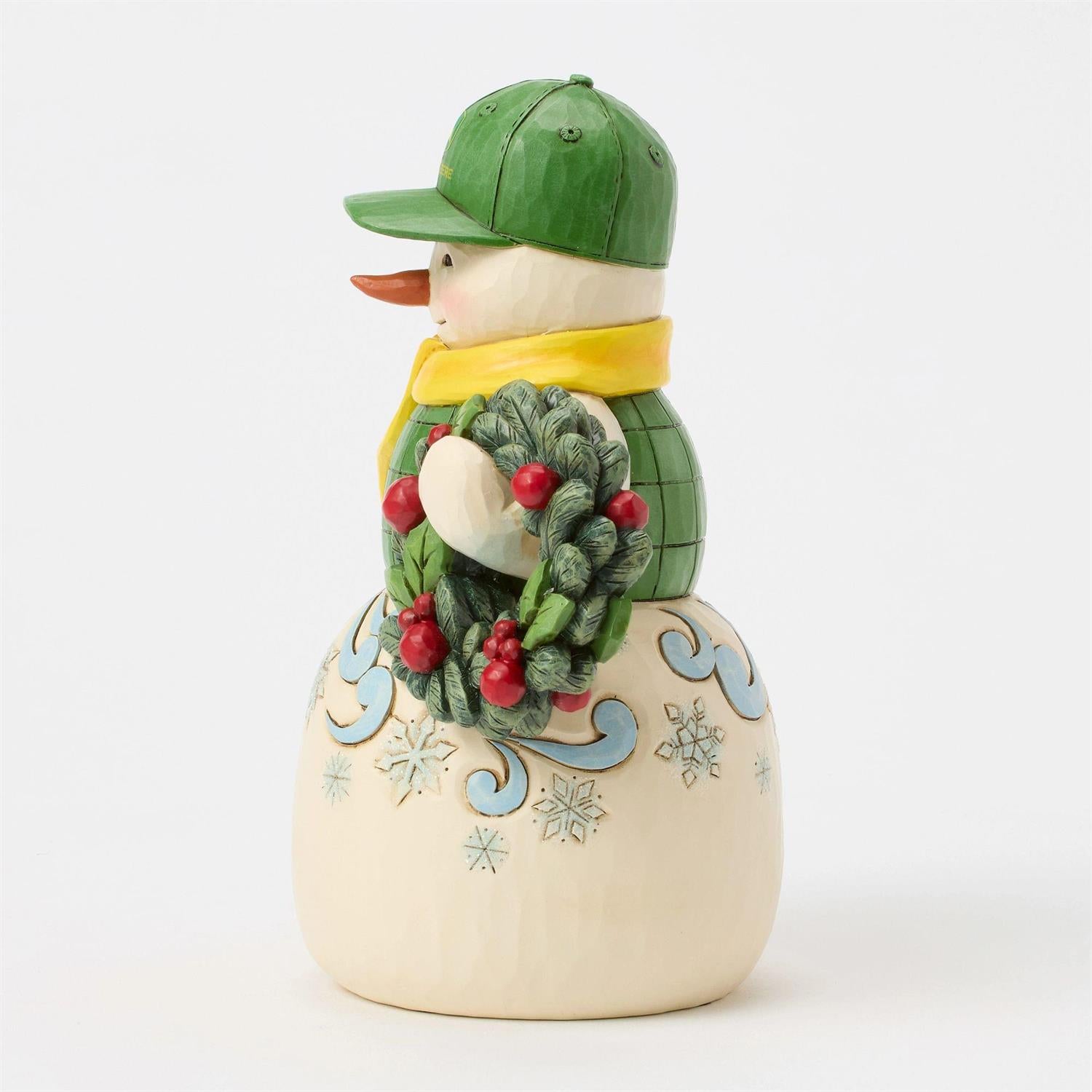 FBA - My Deere Snowman - Snowman in John Deere Hat - Country N More Gifts