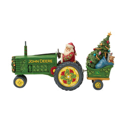 FBA - Deere St. Nick - Santa on Tractor with Toys - Country N More Gifts
