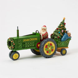 FBA - Deere St. Nick - Santa on Tractor with Toys - Country N More Gifts