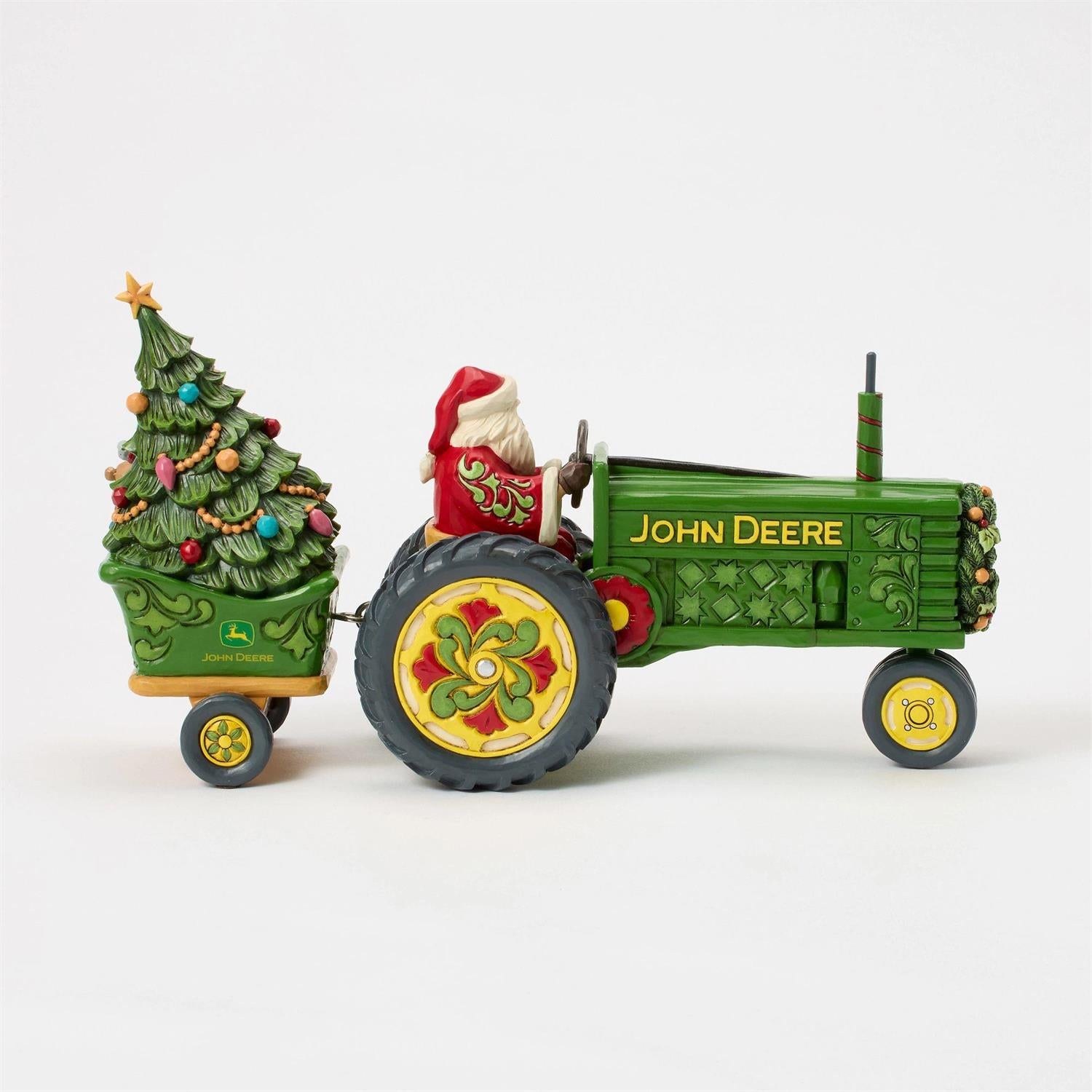 FBA - Deere St. Nick - Santa on Tractor with Toys - Country N More Gifts
