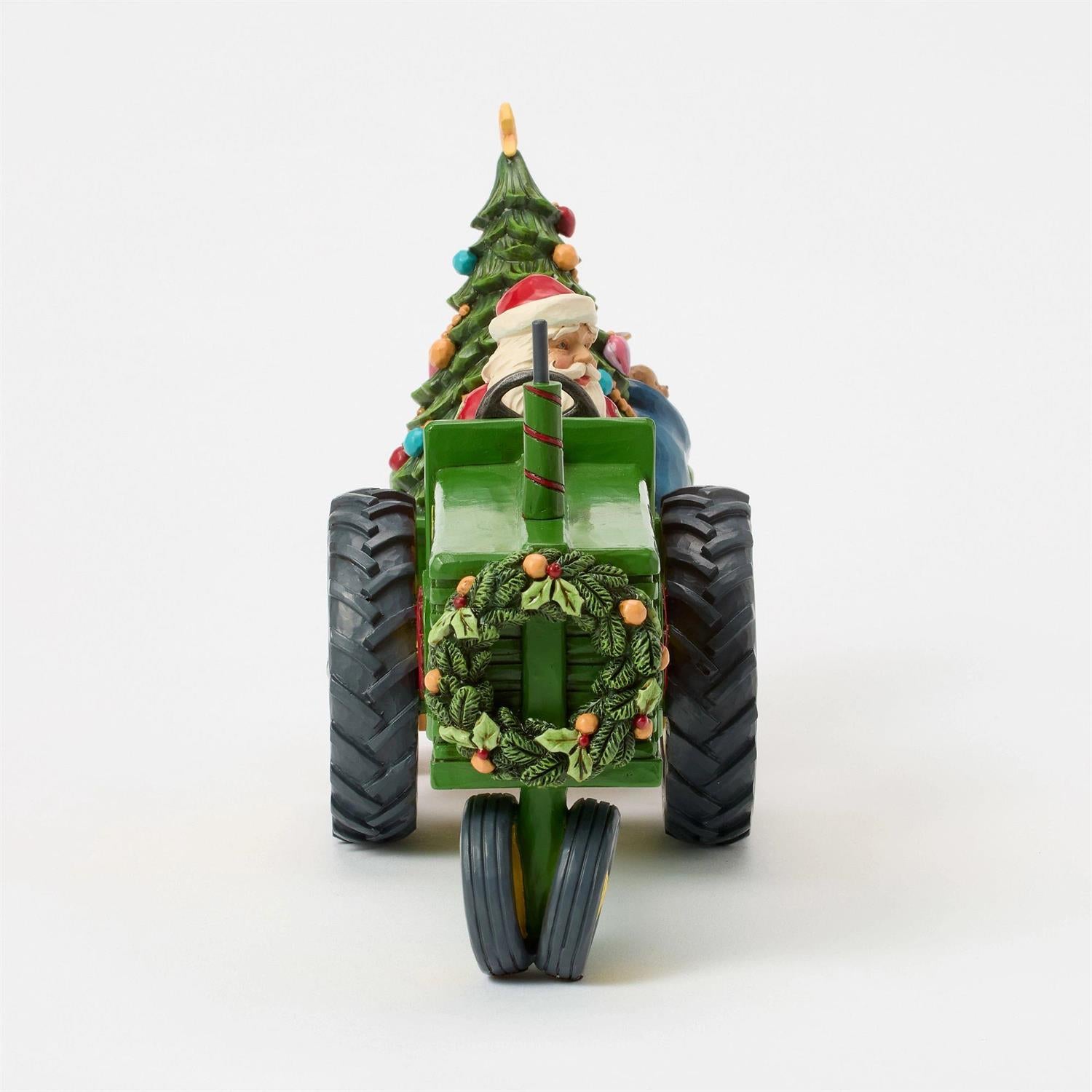 FBA - Deere St. Nick - Santa on Tractor with Toys - Country N More Gifts