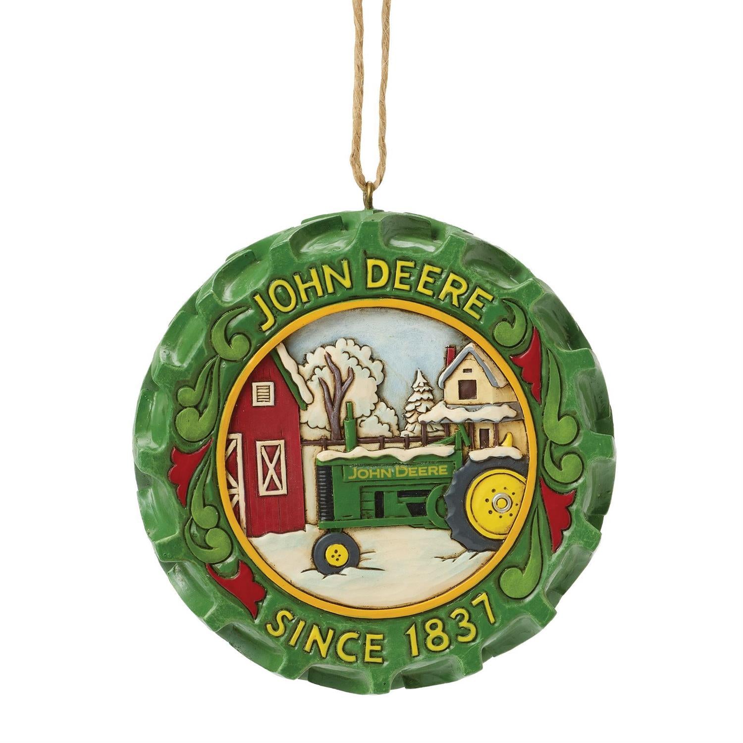 Tractor Tire with Scene Ornament - Country N More Gifts