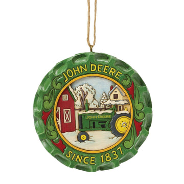 Tractor Tire with Scene Ornament - Country N More Gifts