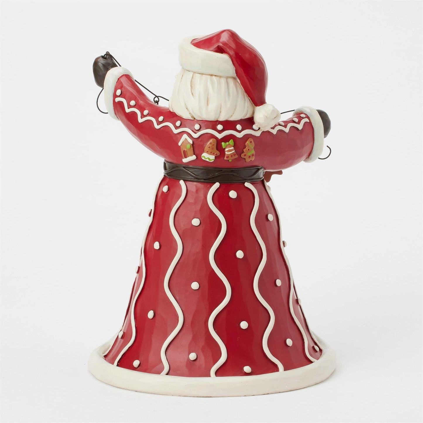 BOX DAMAGE - Sugar Cookie Charms - Gingerbread Santa Garland Figurine - Country N More Gifts