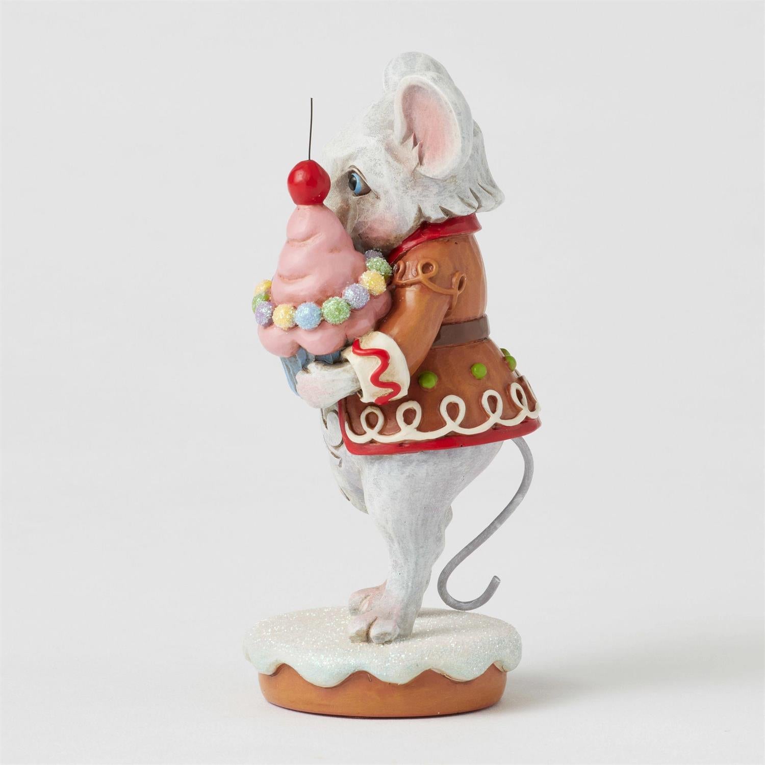 Homemade Happiness - Gingerbread Mouse Boy Figurine - Country N More Gifts