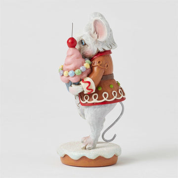 Homemade Happiness - Gingerbread Mouse Boy Figurine - Country N More Gifts