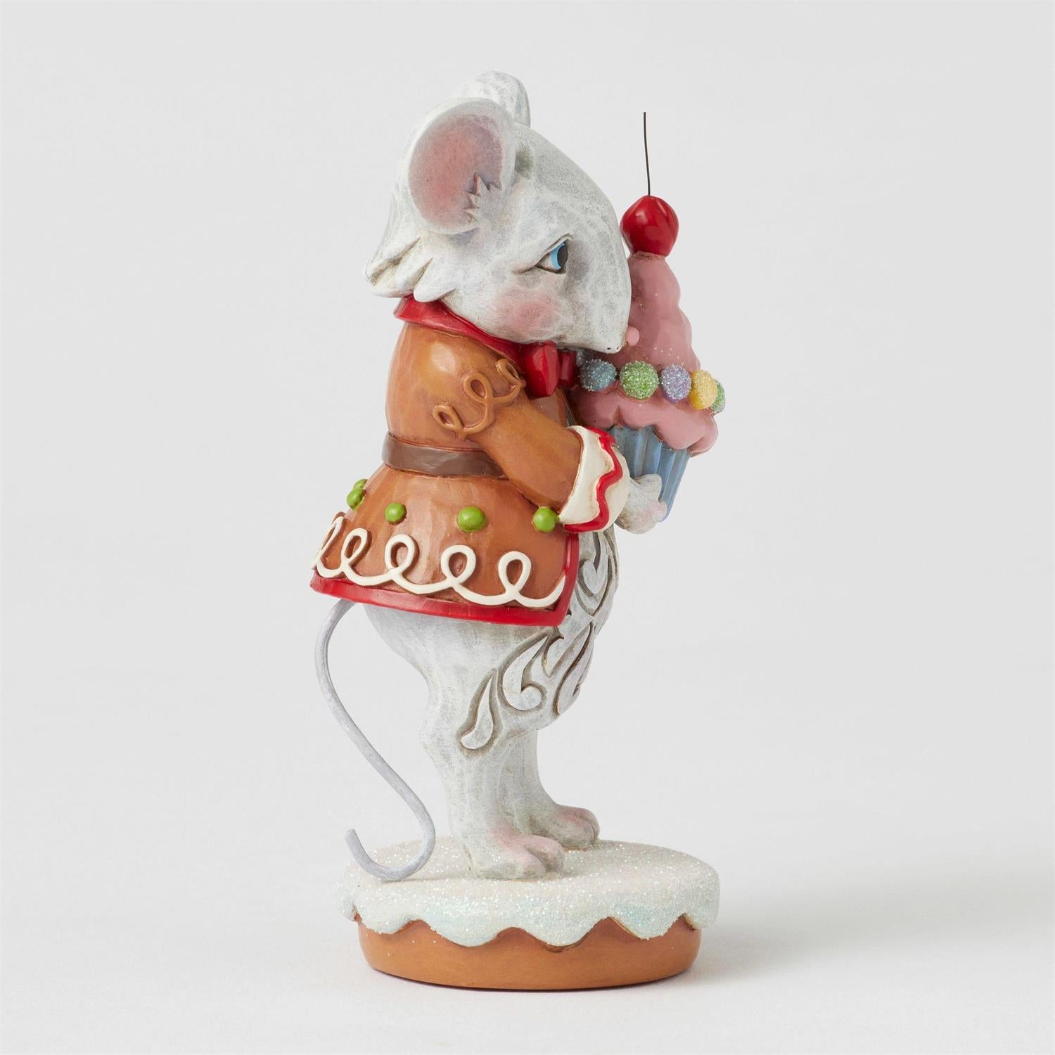 Homemade Happiness - Gingerbread Mouse Boy Figurine - Country N More Gifts