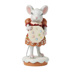 Sugar and Spice Make Christmas So Nice - Gingerbread Mouse Girl Figurine - Country N More Gifts