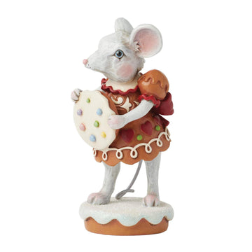 Sugar and Spice Make Christmas So Nice - Gingerbread Mouse Girl Figurine - Country N More Gifts