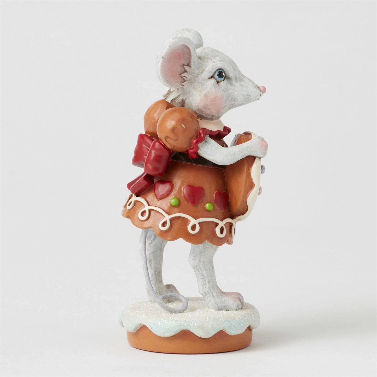 Sugar and Spice Make Christmas So Nice - Gingerbread Mouse Girl Figurine - Country N More Gifts