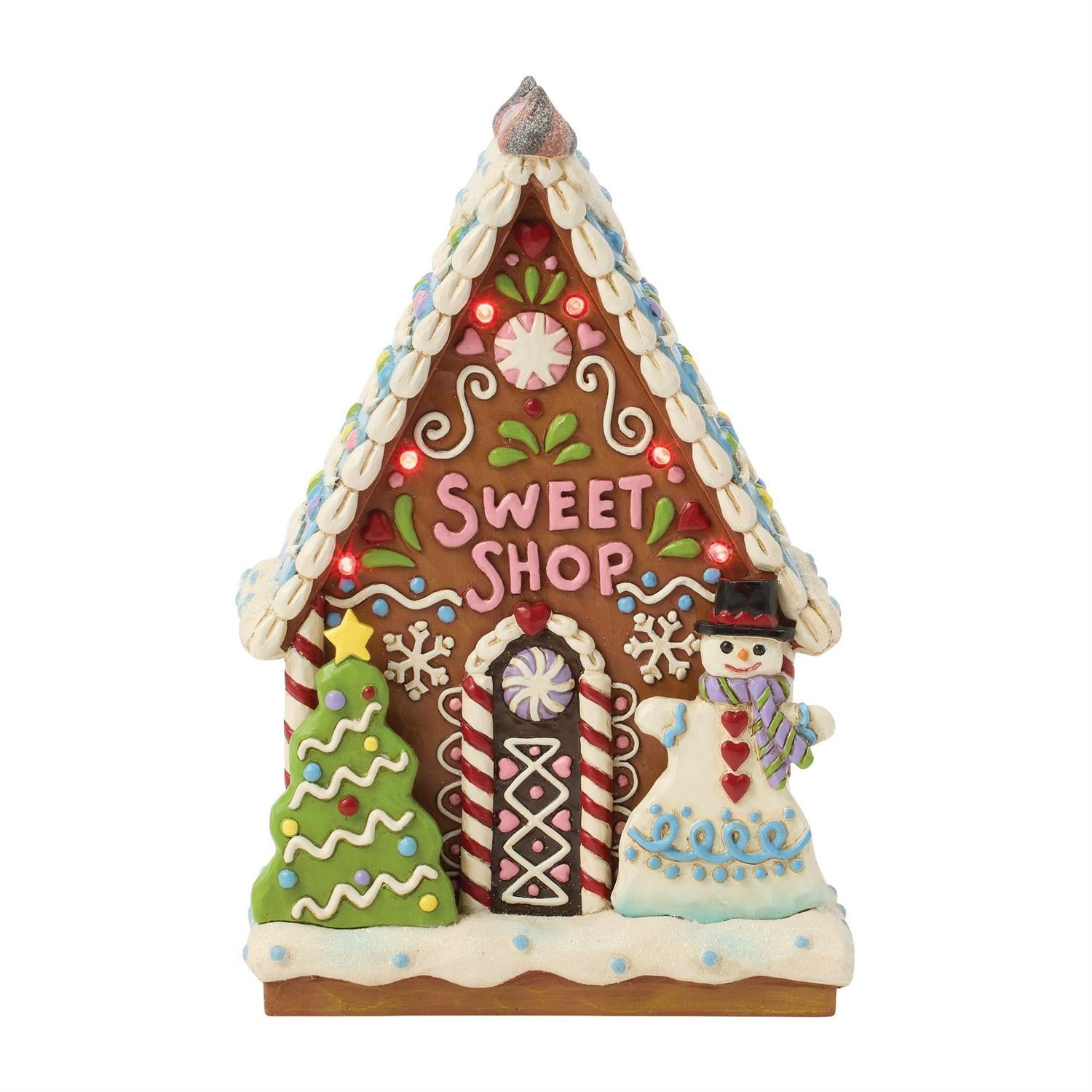 Life is What You Bake It - Gingerbread LED Sweet Shop Figurine - Country N More Gifts