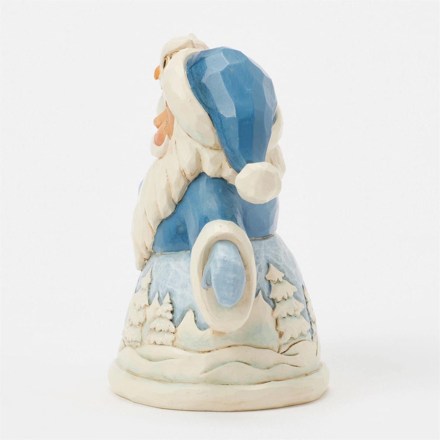 Blue Santa with Owl Mini - Country N More Gifts