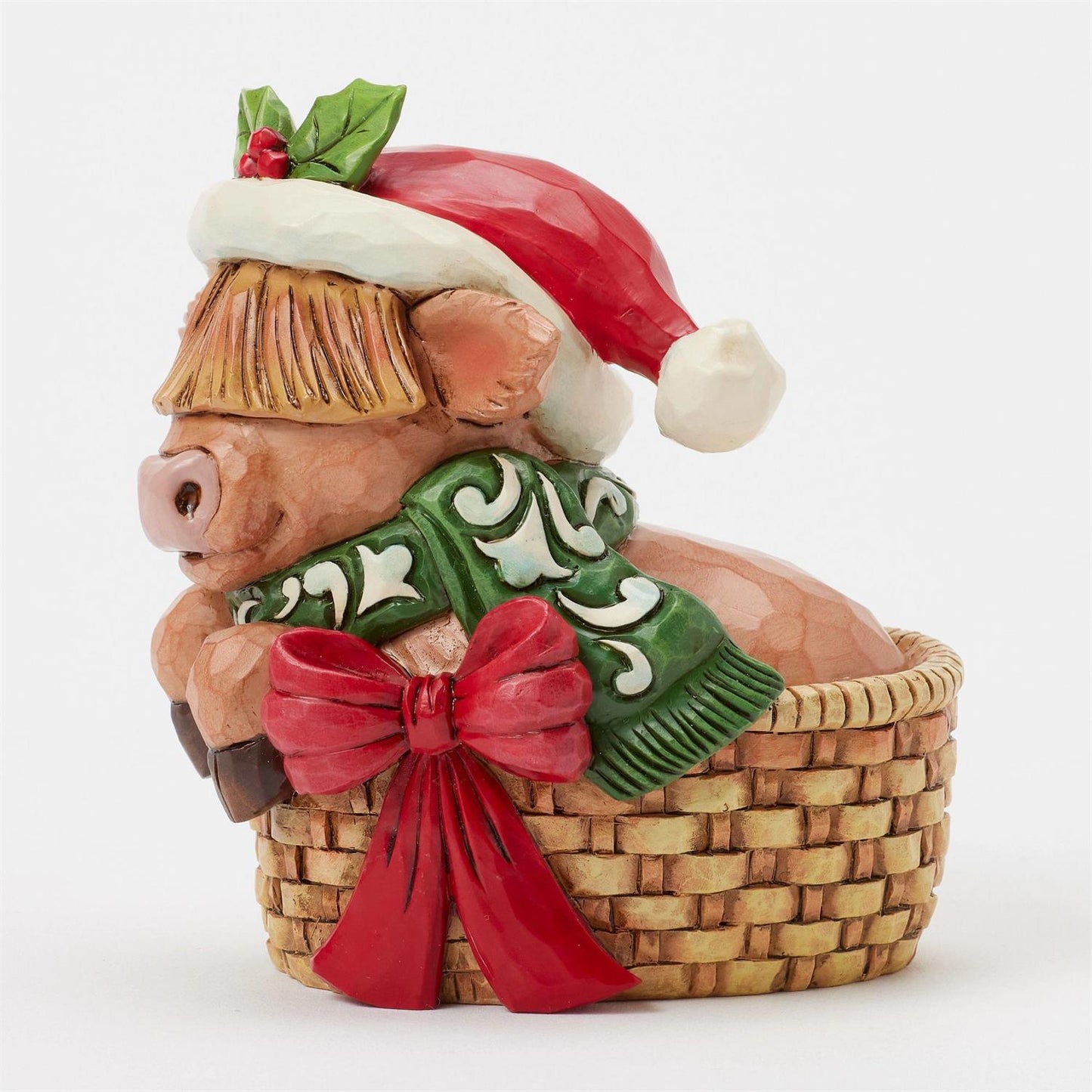 Highland Cow in Basket Mini - Country N More Gifts