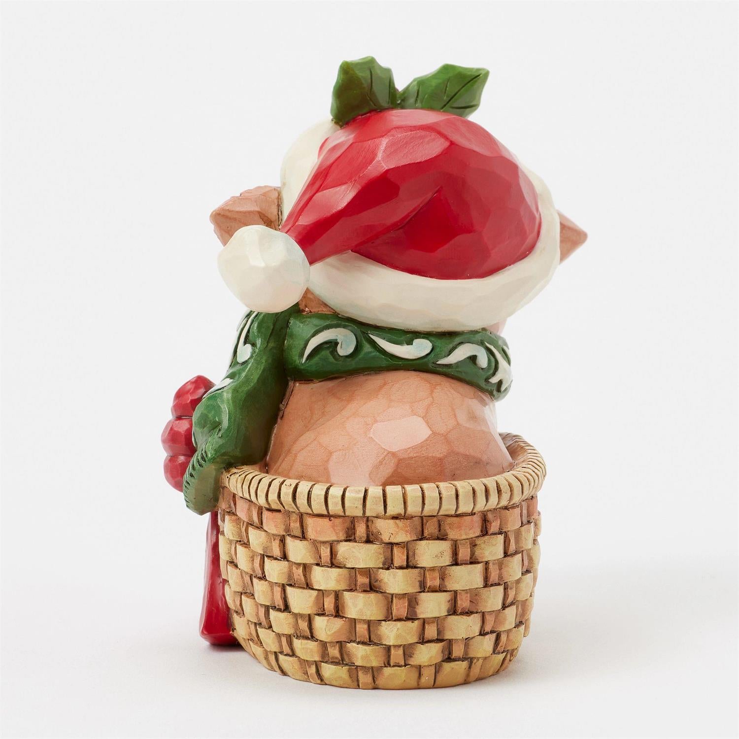 Highland Cow in Basket Mini - Country N More Gifts