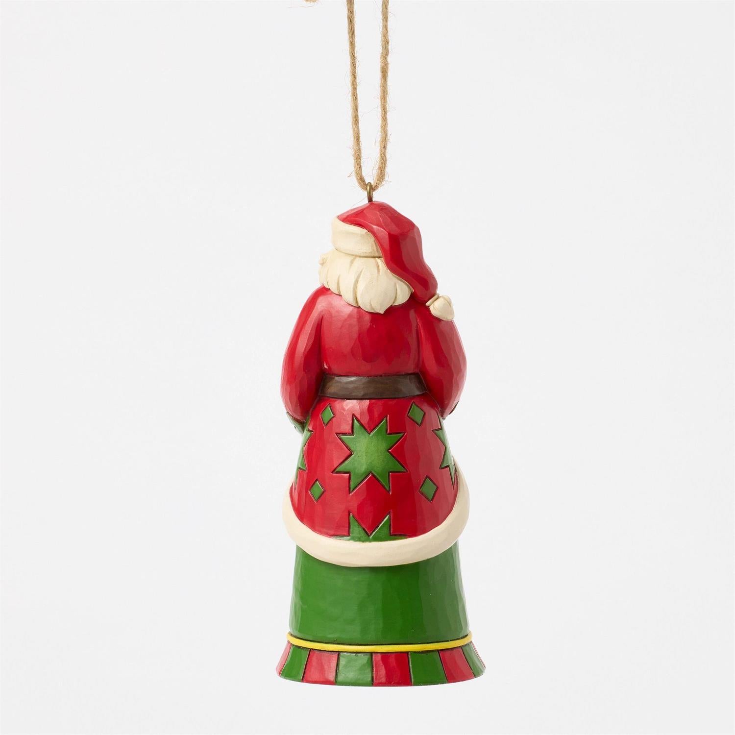 Santa with Tractor Ornament - Country N More Gifts