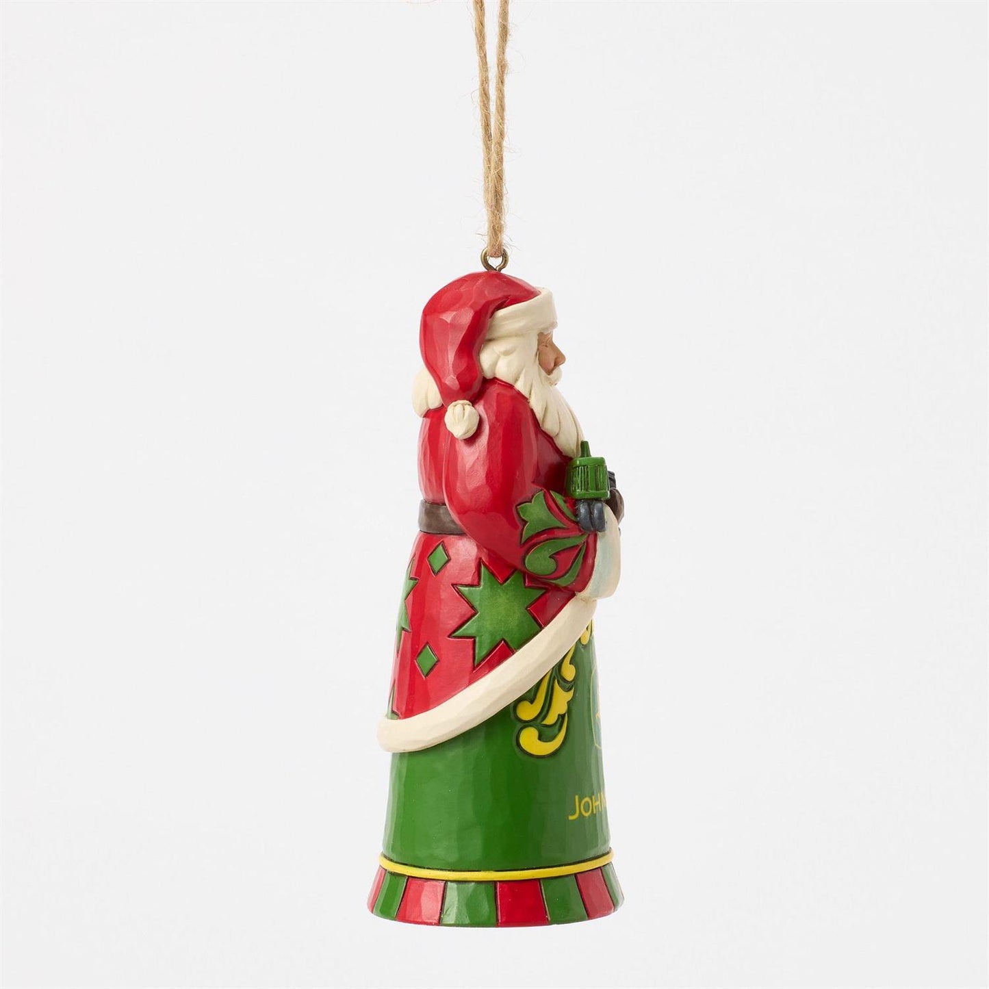 Santa with Tractor Ornament - Country N More Gifts