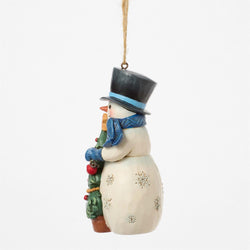 Snowman with Tree Ornament - Country N More Gifts